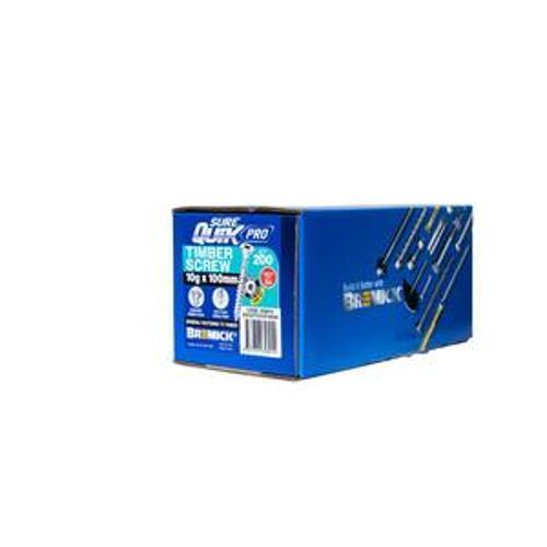 SureQuik Pro Wood Screw - Bremick 10G 100mm SS T304 T25 200 Packet