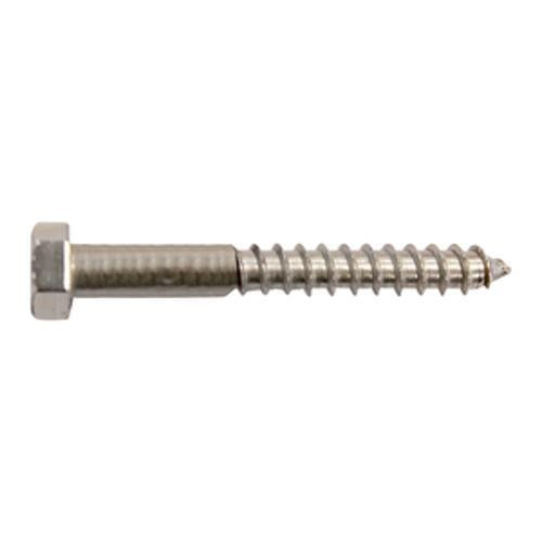 Coach Screw 12 x 120mm Hex Head T316 Stainless Steel - Ecko