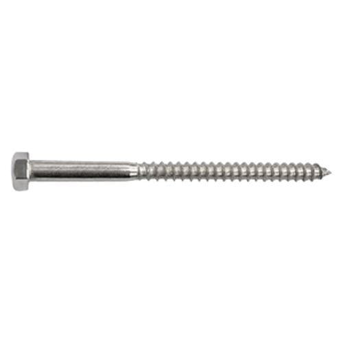 Coach Screw 12 x 180mm Hex Head T316 Stainless Steel - Ecko