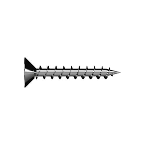 Long Thread Hinge Screw 8g x 30mm Phillips Drive Countersink Head Chrome Plated