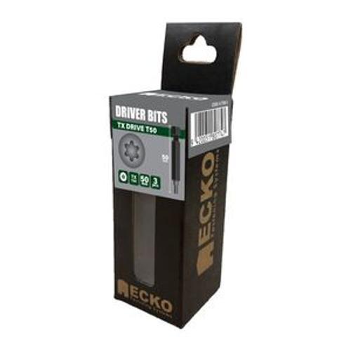 Drill Driver Bits Torx T50 3 Pack - Ecko
