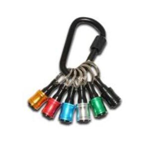 Bit Holder Set 6 Piece With Carabiner