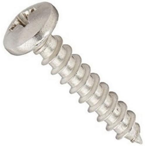 Metal Thread Screw 3/16 x 3/4 Inch Pan Head Phillips Drive T302 Stainless Steel