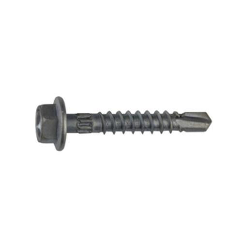Self Drilling Screw for Metal with Seal 10g-16 x 25mm Hex Head B8 Coated