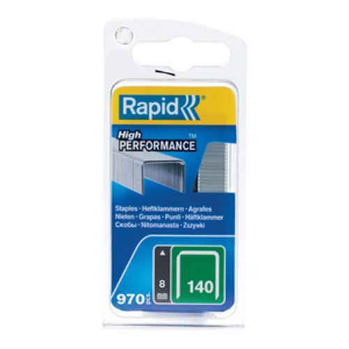 Tacker Staples 140/8 - RAPID 8mm Galvanised 970 Pack