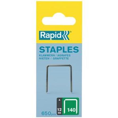 Tacker Staples 140/12 - RAPID 12mm Galvanised 650Pk