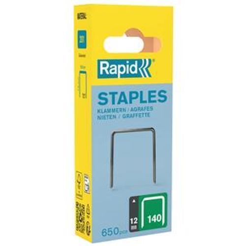 Tacker Staples 140/12 - RAPID 12mm Galvanised 650Pk