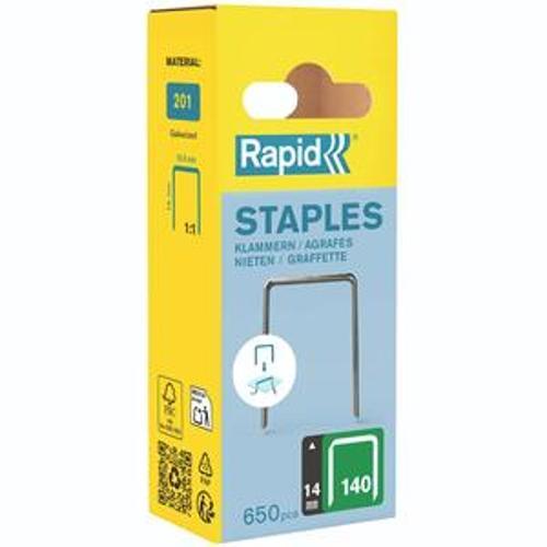 Tacker Staples 140/14 Divergent Point 650Pk - RAPID