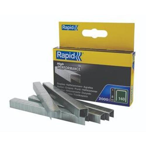 Staples 140/8 8mm Galvanised Flat Wire 2000 Pack - Rapid
