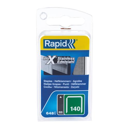 Staples Stainless Steel 140/12 650 Pack - RAPID