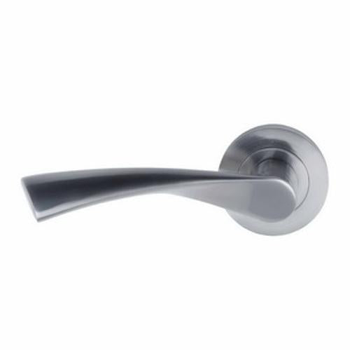Futura Helix Lever Set Round Brushed Nickel - Windsor Hardware