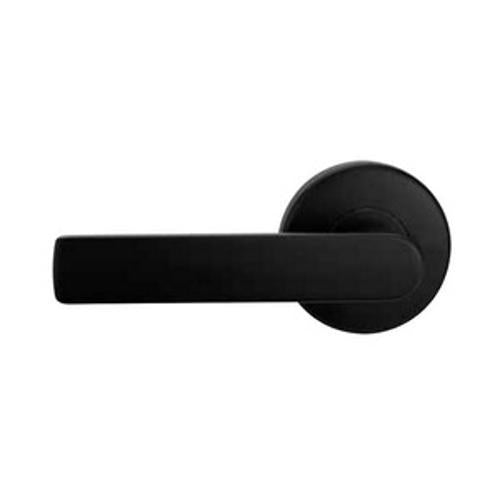 Nero Velocity Large Rose Series L3 Privacy Element Lever Set Black VEL2/L3MBK