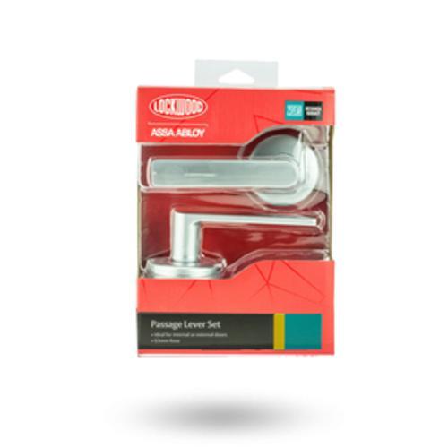 Velocity Standard Rose Series Lever Set Satin Chrome L3 DP LVEL1/L3SCDP