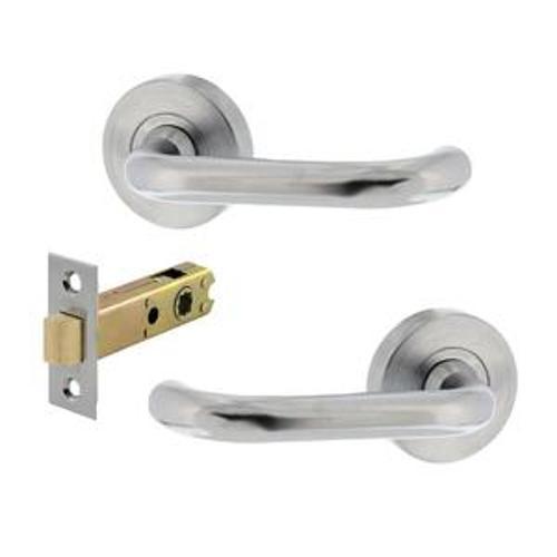Velocity Passage Set - Lockwood 55mm Small Rose Satin Chrome