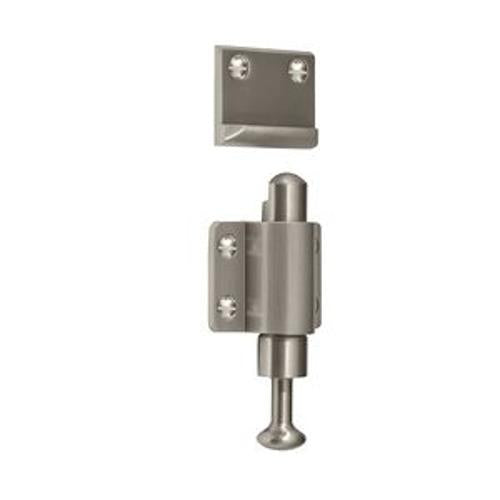 Solid Brass Spring Catch Brushed Nickel