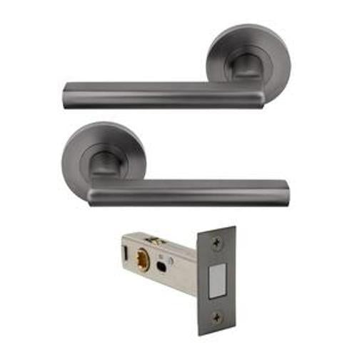 Futura Apex Passage Set Magnet Latch Graphite Nickel
