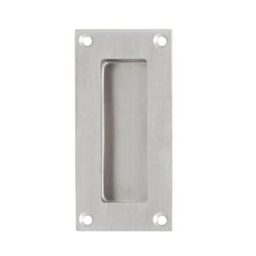 Square Edge Flush Pull Concealed Fix 102 x 52mm Stainless Steel 733SS