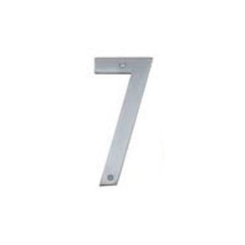 Modern Number 7 Satin Chrome 76mm