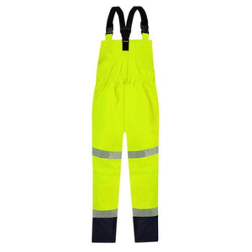 Stamina Eco Rain Bib Overtrouser Yellow/Navy - Bison S