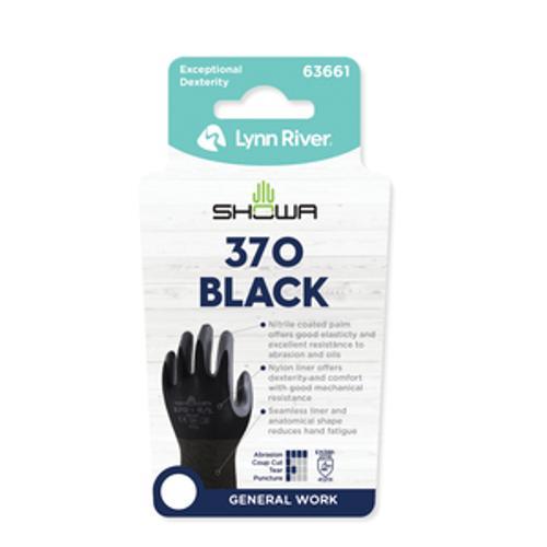 Showa 370 Black Glove X-Large - Lynn River