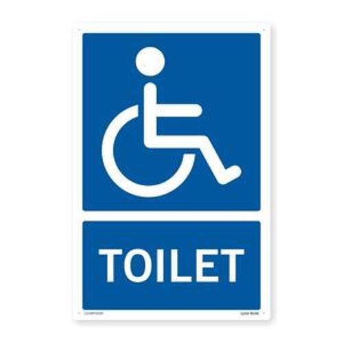 Accessible Toilet PVC Safety Sign - Lynn River 150mm x 200mm