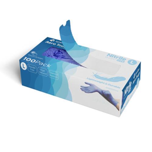 Aero-Tough Nitrile Disposable Gloves 100 Pack Large - Lynn River