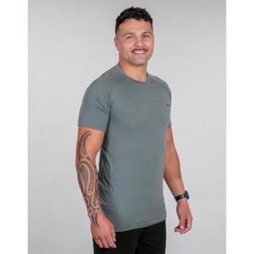 Combat Merino 160 Tee Apparel Gunmetal Grey - Bushbuck L