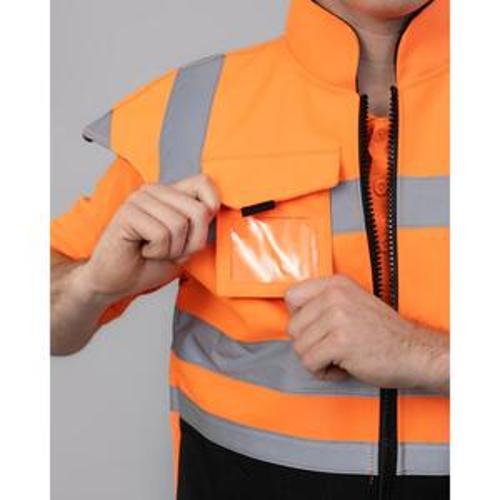 Canvas Hi-Vis Vest Black - Bushbuck 2XL
