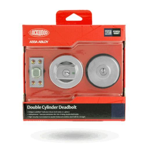 Deadbolt Universal Pack Paradigm 005 Round Rose L005/B1SPDP - Lockwood
