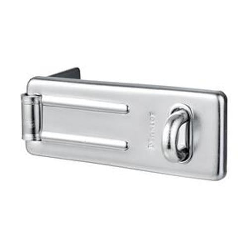 Hasp & Staple with Locking Eye Hard Wrought Steel Zinc Plated - Master Lock 89mm