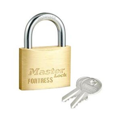 Fortress Keyed Padlock Solid Brass - Master Lock 50mm