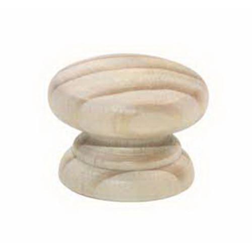 Knob 34mm Raw Pine CX3BCPIN - Sylvan