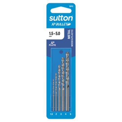 XP Bullet Jobber Drill Bit Refill Set HSS 1.5-5.0mm 5 Piece