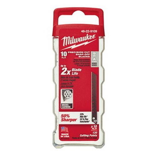 Precision Snap Off Blade - Milwaukee 9mm 10 Pack