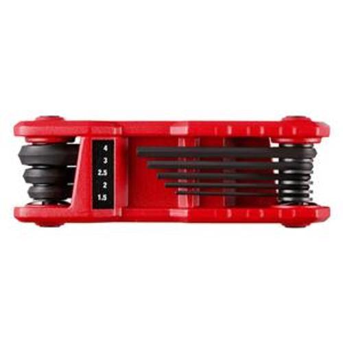 Folding Hex Key Set 8 Piece Metric - Milwaukee