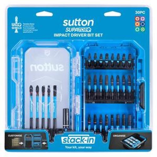 Stack In Screwdriver Bit Set 30 Piece - Sutton Tools