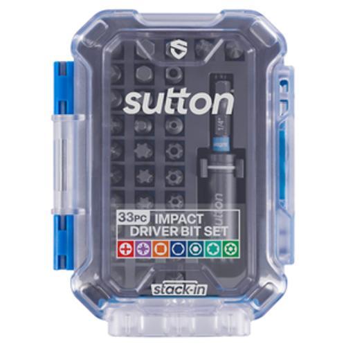 Stack In Screwdriver Bit Set 33 Piece - Sutton Tools