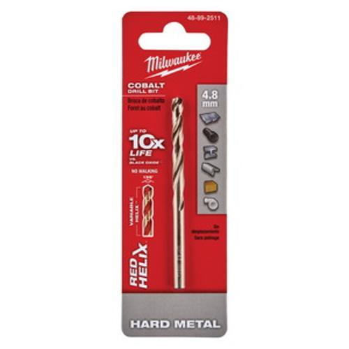Red Helix Cobalt Drill Bit 4.8 x - Milwaukee 86mm