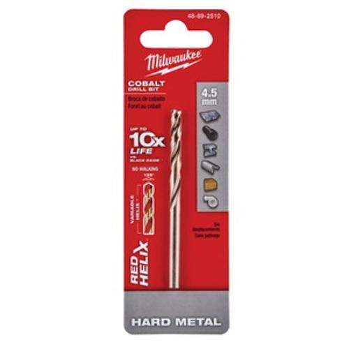 Red Helix Cobalt Drill Bit 4.5 x - Milwaukee 80mm