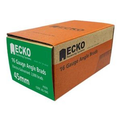 Interiormaster Gasless Angle Brad - Ecko 16G 1.6 x 45MM Egalv
