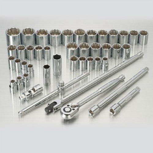 44 Piece Metric/Imperial Comb Socket Set 1/2 Inch - POWERBUILT