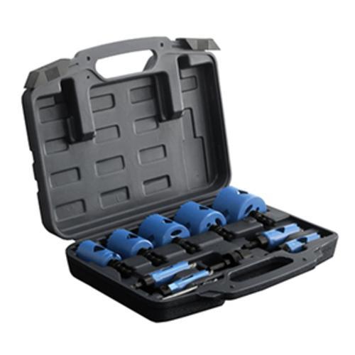 16-60mm 11-Piece Quick Change Hole Saw Kit - Blu-Mol