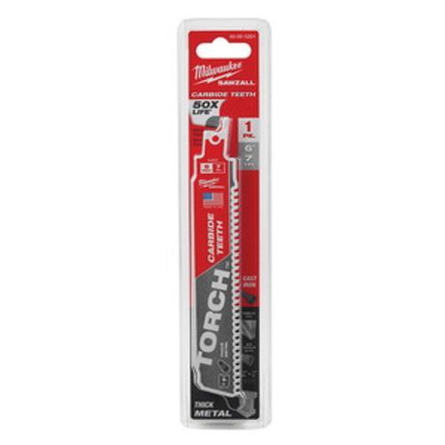 Sawzall THE TORCH Carbide Teeth Blade - Milwaukee 150mm 1 Pk 48005201