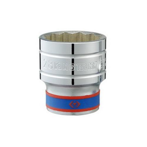 Standard Socket 18mm x 1/2 Inch Drive 12 Point KT433018MR - King Tony