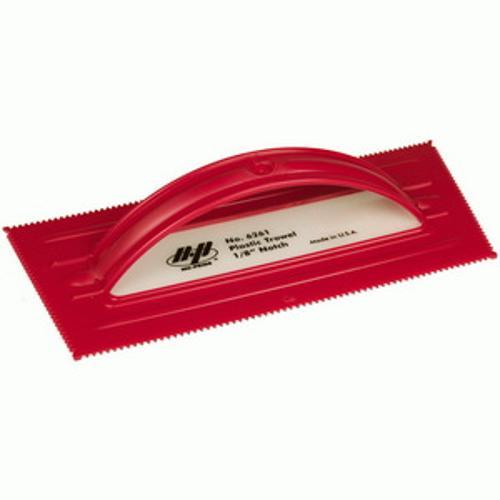 Notched Trowel 3mm Red - Marshalltown