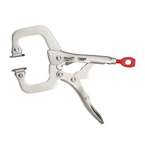 TORQUE LOCK Locking C-Clamp Swivel Jaws - Milwaukee 152mm