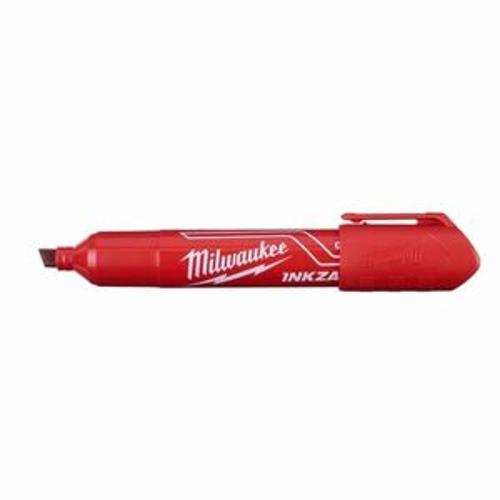 INKZALL Marker Red Large Chisel Tip - Milwaukee