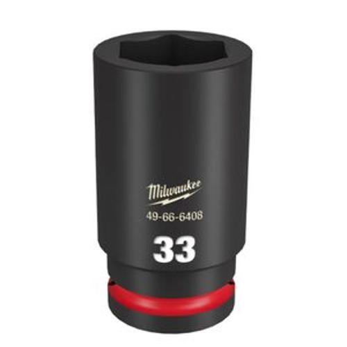 Shockwave Deep 6 Point Impact Socket 3/4 Inch Drive - Milwaukee 33mm
