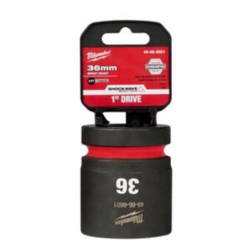 Shockwave Standard 6 Point Impact Socket - Milwaukee 1 Inch Drive 36mm