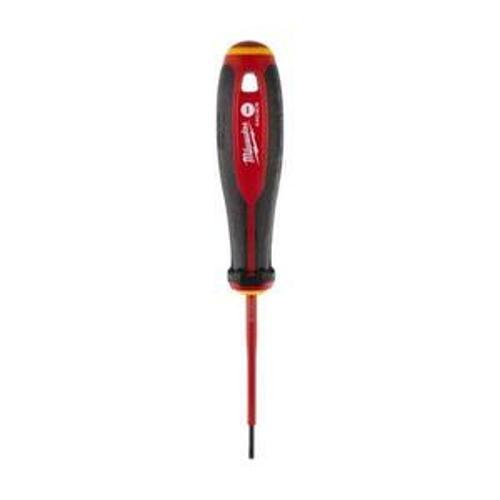 VDE Screwdriver Slotted 0.4 x 2.5 x - Milwaukee 75mm